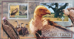 Guinea-Bissau Miniature Sheet 604 (complete. Issue) Unmounted Mint / Never Hinged 2007 Birds - Geier - Pfadfinderlogo - Guinée-Bissau