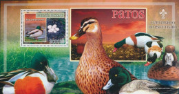 Guinea-Bissau Miniature Sheet 598 (complete. Issue) Unmounted Mint / Never Hinged 2007 Birds - Ducks - Pfadfinderlogo - Guinée-Bissau