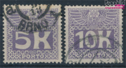 Österreich P45-P46 (kompl.Ausg.) Gestempelt 1911 Portomarken (10405027 - Oblitérés