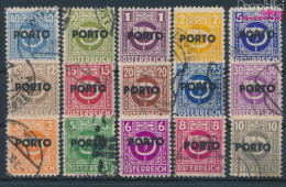 Österreich P189-P203 (kompl.Ausg.) Gestempelt 1946 Portomarken (10405034 - Gebraucht