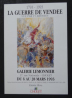 CHOLET Invitation Galerie Lemonnier 1993 - Ohne Zuordnung