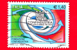 ITALIA - Usato - 2010 - 100º Anniversario Della Fondazione Di Confindustria - 1.40 - 2001-10: Usados