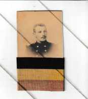 ARMEE BELGE - Photo Sur Carton ( Petit Modèle ) D'un Militaire +/- 1910   (B375) - Krieg, Militär