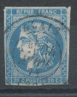 Lot N°83143   N°44-45 Ou 46, Oblitéré Cachet à Date De ALAIS(29), Du 24 Avril 1871 - 1870 Bordeaux Printing