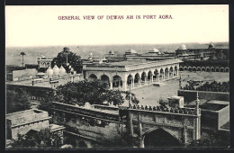 AK Agra, General View Of Dewan Am In Fort Agra  - Inde