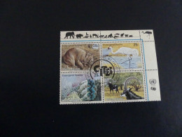 BEAU BLOC DE 4 TP 628 A 631...ANIMAUX (cote 4.80 Euros) - Used Stamps