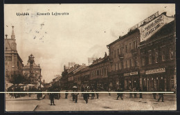 AK Ujvidék, Kossuth Lajos-utca  - Serbien