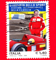 ITALIA  - Usato - 2009 - Giornata Dello Sport - Michele Alboreto, Pilota Automobilistico - 1,40 - 2001-10: Oblitérés