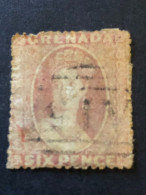 GRENADA  SG 9  6d Vermilion, Wmk Small Star  CV £12 - Granada (...-1974)