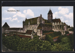 AK Marienburg / Malbork, Blick Zum Schloss  - Westpreussen