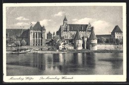 AK Marienburg /Westpr., Marienburg, Wasserseite  - Westpreussen