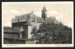 AK Marienburg, Hochschloss Mit Dansker  - Westpreussen