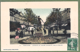 CPA Colorisée, Image Encadrée - HAUTE GARONNE - TOULOUSE - AVENUE ET ALLÉE LAFAYETTE VUE DU SQUARE - Animation, - Toulouse