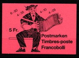 Schweiz MH 0-78 L Postfrisch Markenheftchen #HZ407 - Postzegelboekjes