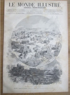 1884  Egypte INCENDIE DE PORT SAID - Stiche & Gravuren