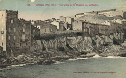 COLLIOURE  (Pyr Or )Vue Prise De La Chapelle De Collioure Colorisée RV - Collioure