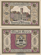 Greiz Notgeld: 471.2 90 PF Notgeldschein The City Greiz Uncirculated 1921 90 Pfennig Greiz - Autriche