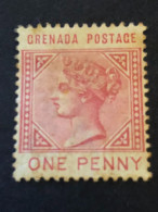 GRENADA  SG 31  1d Carmine MH* Some Toning  CV £90 - Granada (...-1974)