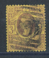 GB  N°96 Victoria 3p Brun/jaune De 1887-1900 - Oblitérés