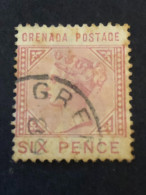 GRENADA  SG 34  6d Mauve FU - Grenada (...-1974)