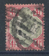 GB  N°98 Victoria 4,5p Rouge Et Vert De 1887-1900 - Gebruikt