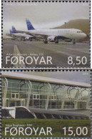 Denmark - Faroe Islands 824-825 (complete Issue) Unmounted Mint / Never Hinged 2015 Airport - Faroe Islands