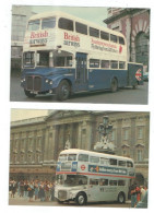 2   POSTCARDS PUBLISHED BY LONDON TRANSPORT MUSEUM   BUSES IN LONDON - Bus & Autocars