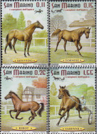 San Marino 2087-2090 (complete Issue) Unmounted Mint / Never Hinged 2003 Racehorses - Nuovi