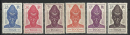 TOGO 1941 YT 202/207** - Unused Stamps