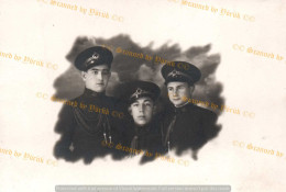 Three Cadets. Anonymous. Original. B/W. Photograph. 1930/40 [6x9 Cm.] - Europa