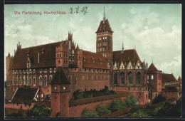 AK Marienburg, Ansicht Vom Hochschloss  - Westpreussen