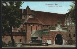 AK Marienburg, Haupteingang Zum Schloss  - Westpreussen