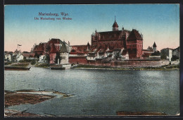 AK Marienburg / Malbork, Marienburg Von Westen Aus Gesehen  - Westpreussen