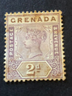 GRENADA  SG 50  2d Mauve And Brown  MH* Some Toning - Grenade (...-1974)