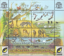 Austria Block16 (complete Issue) Unmounted Mint / Never Hinged 2002 Tiergarten Schönbrunn - Blocks & Kleinbögen