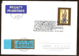 AUSTRIA 1997.12.15●Christkindl ●●Weihnachten●Brief Nach Litauen - Storia Postale