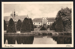 AK Danzig-Oliva, Schloss Mit Parkanlagen  - Westpreussen