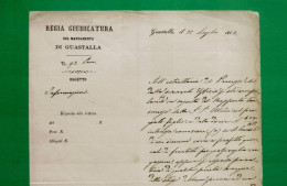 D-IT Guastalla 1862 - Regia Giudicataria Di Guastalla - Historical Documents