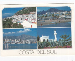 Costa Del Sol, Multiview, Spain - Stamped Postcard   - L Size 17x12cm  - LS3 - Sonstige & Ohne Zuordnung