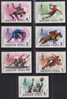 F-EX50236 HUNGARY MNH 1980 OLYMPIC GAMES MOSCOW EQUESTRIAN WATERPOLO ATHLETISM. - Estate 1980: Mosca