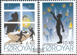 Denmark - Faroe Islands 710-711 (complete Issue) Unmounted Mint / Never Hinged 2010 Christmas - Féroé (Iles)