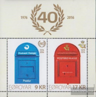 Denmark - Faroe Islands Block40 (complete Issue) Unmounted Mint / Never Hinged 2016 Mailboxes - Isole Faroer