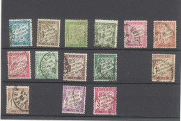 TAXE - Chiffre Taxe - Série 28 à 42 A Sauf 39 Et 41 - 14 Timbres Oblitérés - 1859-1959 Afgestempeld