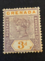 GRENADA  SG 52  3d Mauve And Orange  MH* Some Toning - Granada (...-1974)