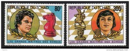 Tchad PA N° 246  G  /  H XX  Grands Maîtres Des échecs, Les 2 Valeurs Sans Charnière, T.B - Tchad (1960-...)
