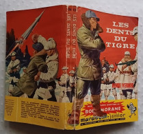 C1 Henri VERNES Bob Morane LES DENTS DU TIGRE EO 1958 AVEC CARTE VOLANTE Rare PORT INCLUS France - Marabout Junior