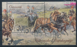 Österreich Block117 (kompl.Ausg.) Gestempelt 2020 Historische Postfahrzeuge (10404980 - Used Stamps