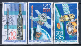 East Germany / DDR 1978 Mi# 2310-2312 Used - Intercosmos / Space - Europa