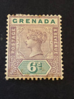 GRENADA  SG 53  6d Mauve And Green  MH* Some Toning - Grenada (...-1974)