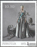 Denmark - Faroe Islands 738 (complete Issue) Unmounted Mint / Never Hinged 2012 Queen Margrethe II. - Faeroër